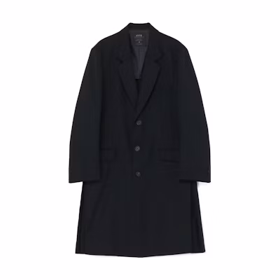 Yohji Yamamoto S'YTE Black Single-Breasted Long Sleeve Jacket UV-J06-101-1