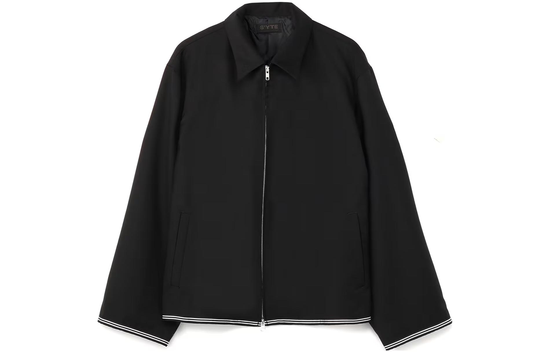 Yohji Yamamoto S'YTE Black Unisex Loose Fit Long Sleeve Casual Jacket UI-Y67-100-1-03