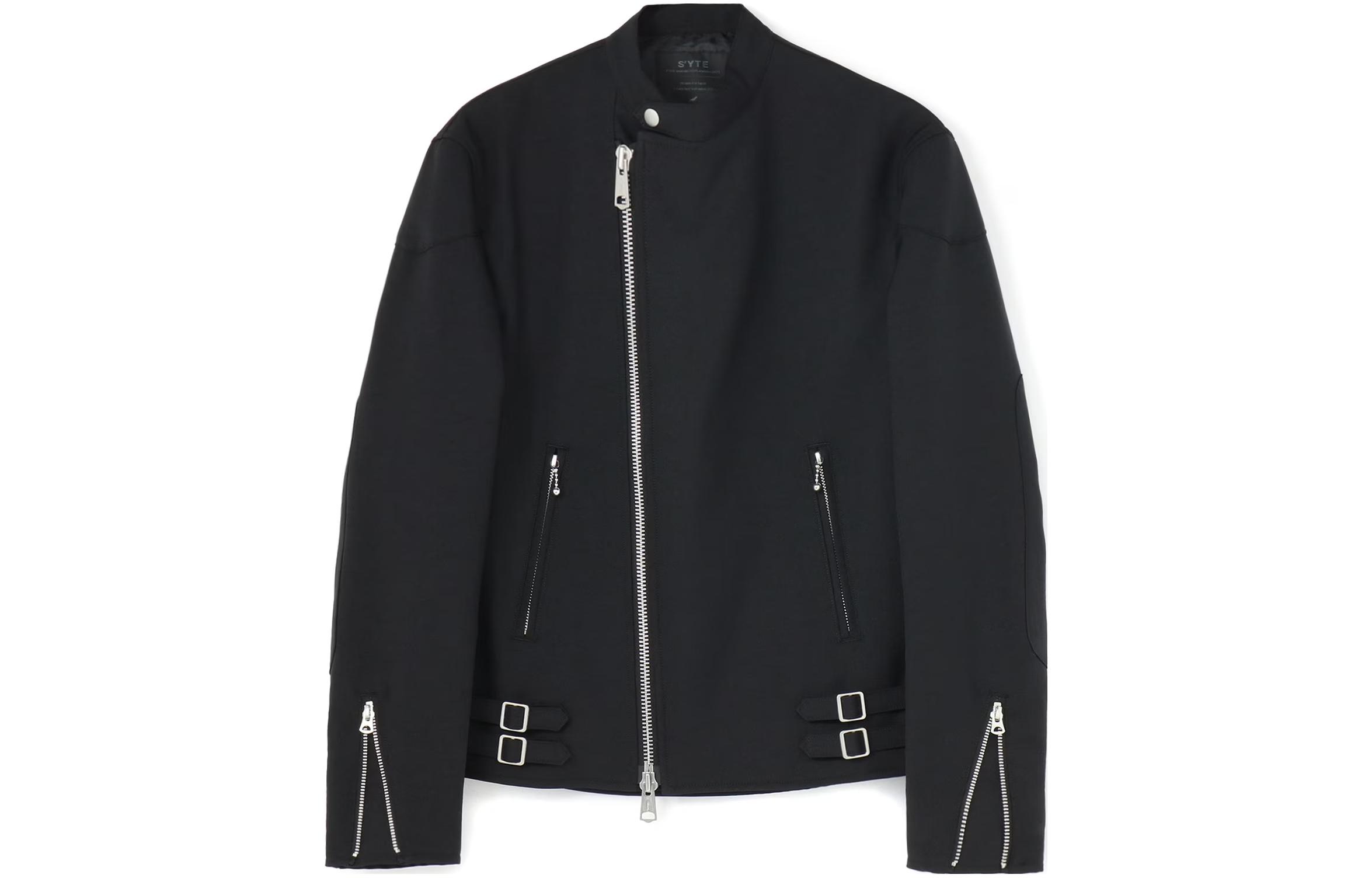 Yohji Yamamoto S'YTE FW23 Solid Zip-Up Casual Jacket Unisex - Black UM-Y71-904-1