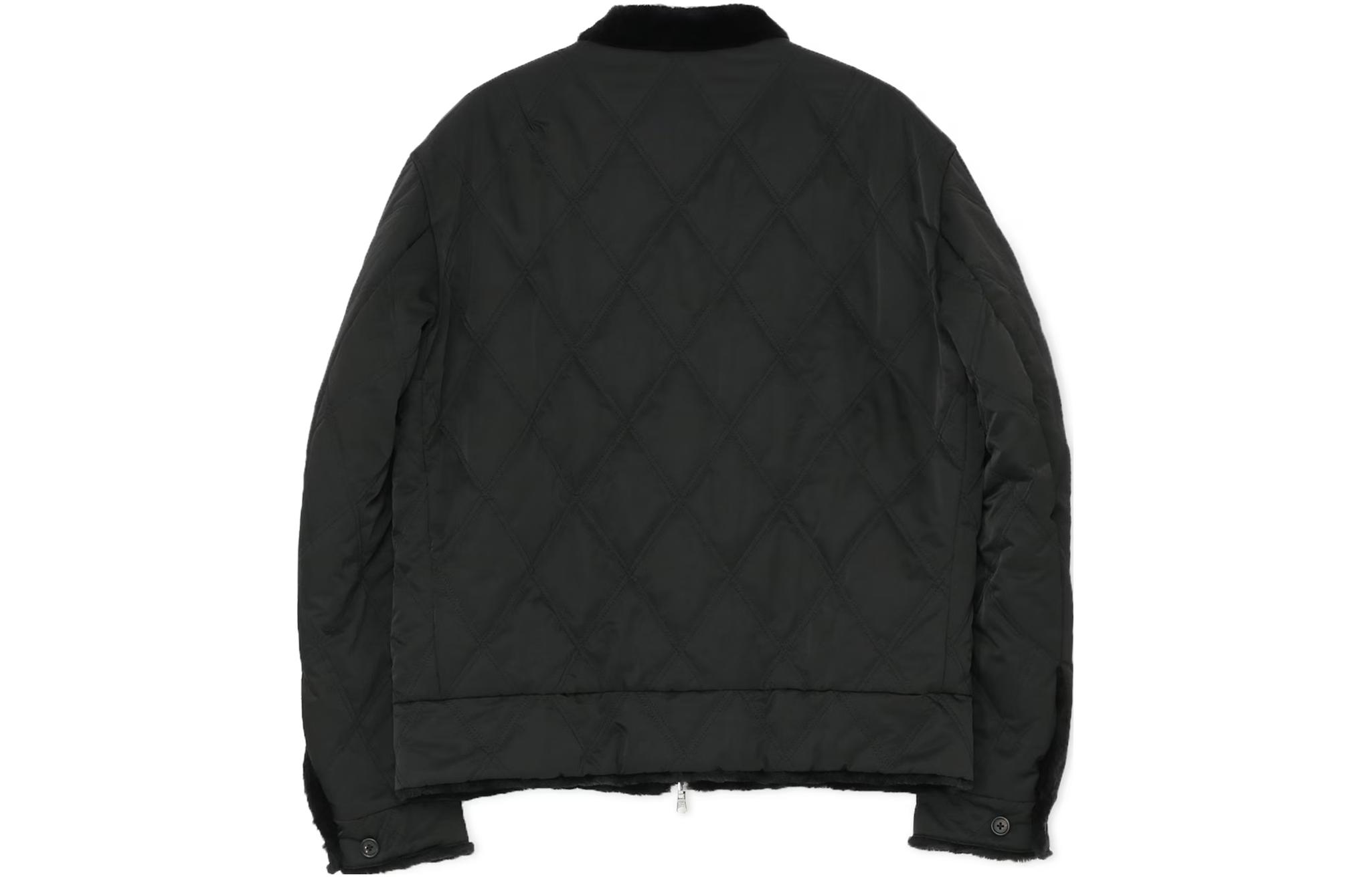 Lookbook ヨウジヤマモト S''YTE FW23 ユニセックス ブラックキルティングジップアップジャケット. UV-Y02-829-1