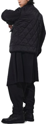 ヨウジヤマモト S''YTE FW23 ユニセックス ブラックキルティングジップアップジャケット. UV-Y02-829-1 Purchase ヨウジヤマモト S''YTE FW23 ユニセックス ブラックキルティングジップアップジャケット. UV-Y02-829-1