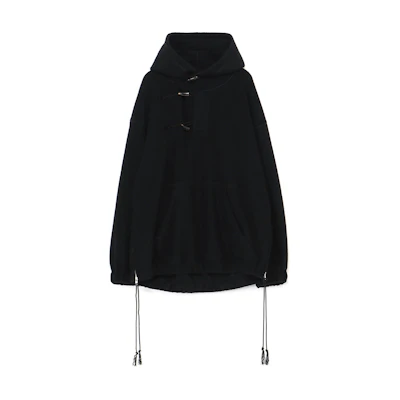 Yohji Yamamoto S'YTE Side-Zip Hoodie Unisex Black UU-T13-917-2