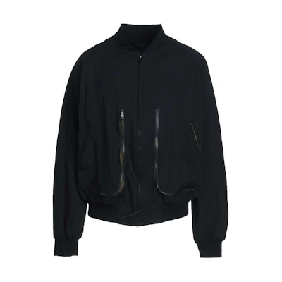 Yohji Yamamoto S'YTE SS24 Oversized Black Zip-Up Jacket Unisex UY-Y03-004-1
