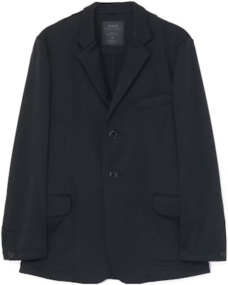 ヨウジヤマモト S''YTE ユニセックス ブラック スリムフィット カジュアルジャケット UI-J25-901-1-03 Order ヨウジヤマモト S''YTE ユニセックス ブラック スリムフィット カジュアルジャケット UI-J25-901-1-03