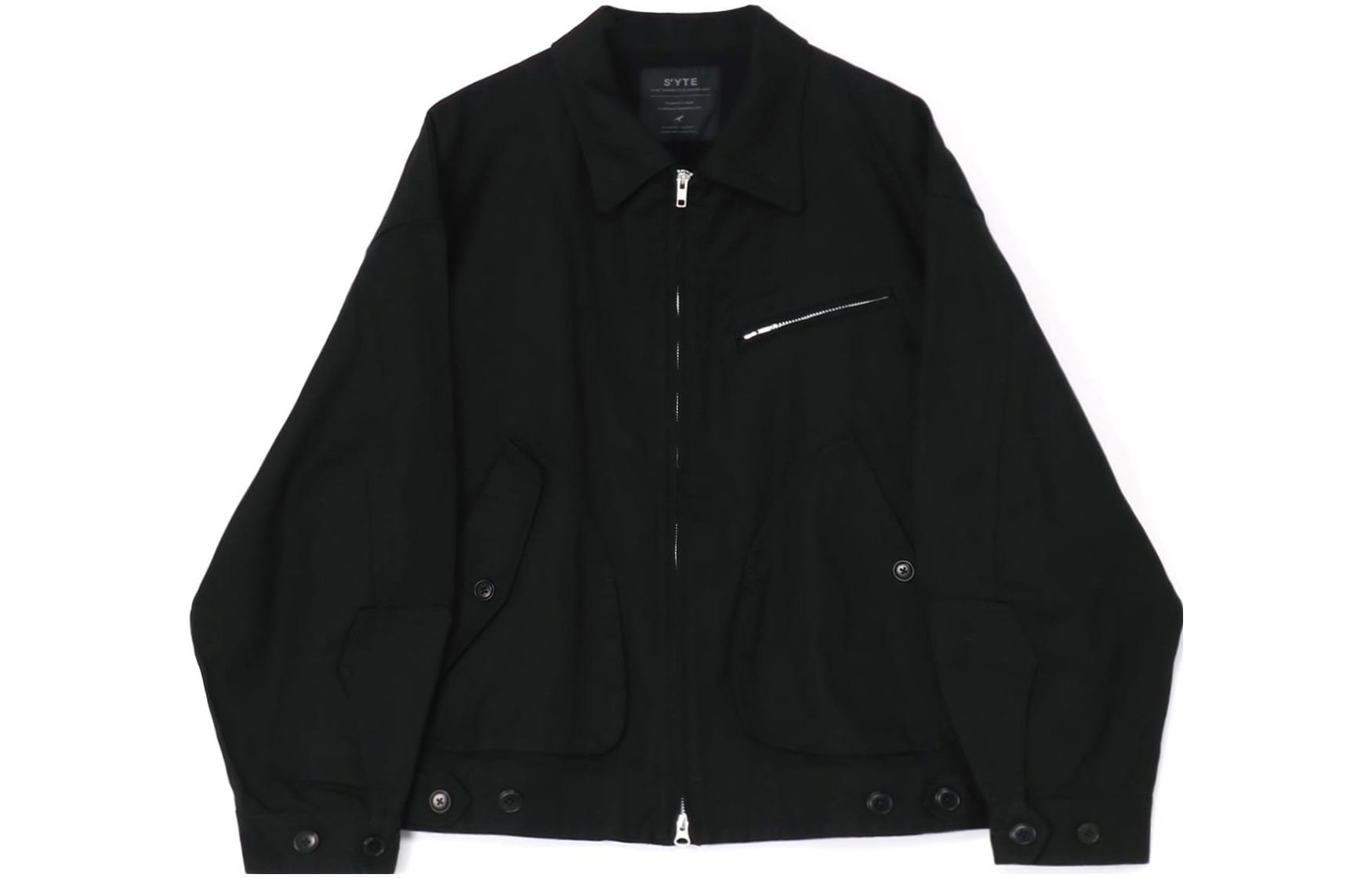 Yohji Yamamoto S'YTE Unisex Black Solid Color Long Sleeve Jacket UU-Y09-011-2