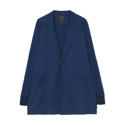Yohji Yamamoto S'YTE Unisex Solid Navy Blue Long Sleeve Jacket UI-J10-906-2