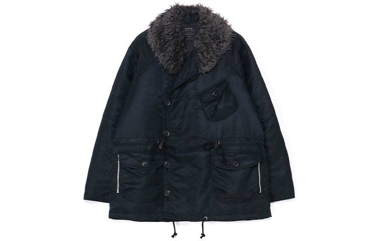 Yohji Yamamoto S'YTE Waterproof Double-Breasted Jacket Black Unisex UV-Y09-603-2