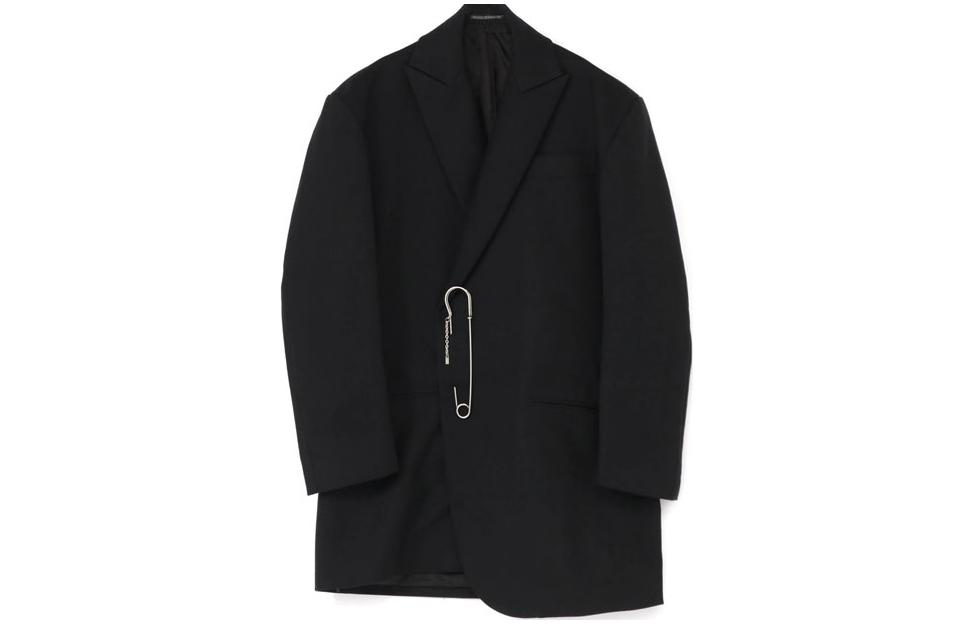 Yohji Yamamoto Solid Black Long-Sleeve Jacket FX-J21-006-1