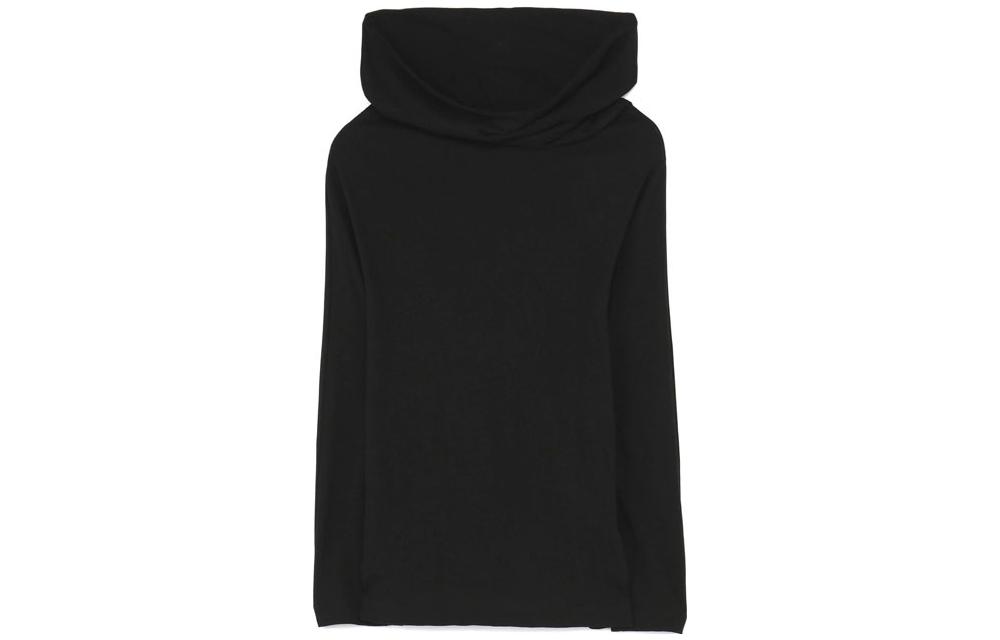 Yohji Yamamoto Solid Color Hoodie Black FX-T36-092-2