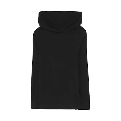 Yohji Yamamoto Solid Color Hoodie Black FX-T36-092-2