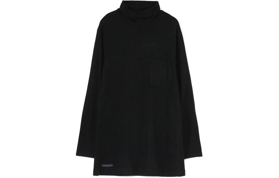 Yohji Yamamoto Solid Color Oversized Hoodie Unisex Black HX-T58-171-2