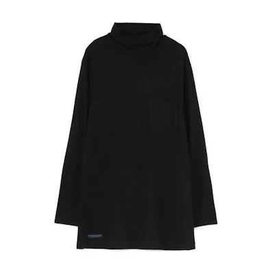 Yohji Yamamoto Solid Color Oversized Hoodie Unisex Black HX-T58-171-2