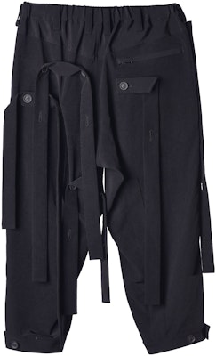 Yohji Yamamoto SS21 Celana Kasual Button Strap Hitam ND-P52-500 Lookbook Yohji Yamamoto SS21 Celana Kasual Button Strap Hitam ND-P52-500