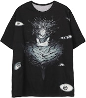 Yohji Yamamoto SS22 Eye Print Oversized Unisex Black T-Shirt FG-T87-273-1 Yohji Yamamoto SS22 Eye Print Oversized Unisex Black T-Shirt FG-T87-273-1