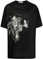 Yohji Yamamoto SS22 Graphic Print Crewneck T-Shirt Men’s Black HGT70272 Yohji Yamamoto SS22 Graphic Print Crewneck T-Shirt Men’s Black HGT70272
