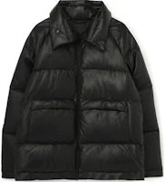 Yohji Yamamoto Unisex Black Loose-Fit Collared Jacket YX-J41-730-1 Yohji Yamamoto Unisex Black Loose-Fit Collared Jacket YX-J41-730-1