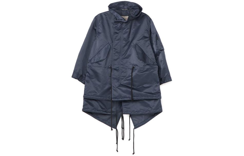 Yohji Yamamoto Unisex Blue Long-Sleeve Zip-Up Mid-Length Jacket FX-C20-600-1