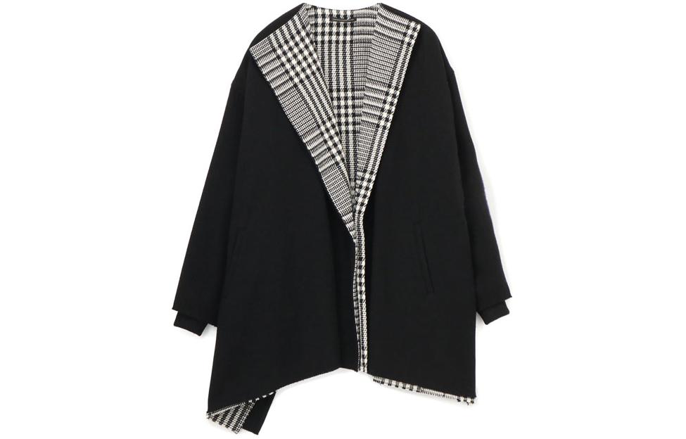 Yohji Yamamoto Unisex Loose Collarless Long Sleeve Jacket Black YX-C13-806-1