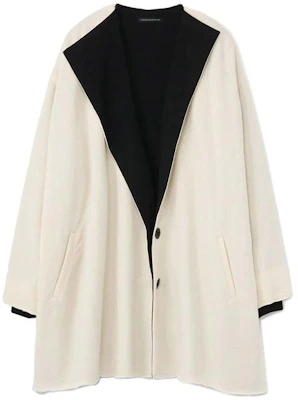 Yohji Yamamoto Unisex Jaket Lengan Panjang Tanpa Kolar Off-White. YX-C13-807-1 Buy Yohji Yamamoto Unisex Jaket Lengan Panjang Tanpa Kolar Off-White. YX-C13-807-1