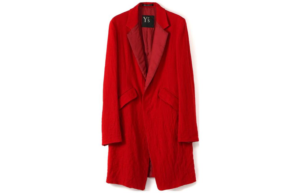 Yohji Yamamoto Unisex Red Loose-Fit Long Sleeve Jacket YB-J03-126-1-01