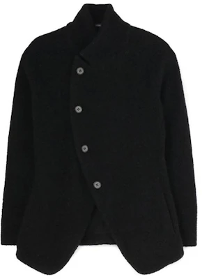 山本耀司中性單排扣黑色長袖外套 YK-T11-963-3 Buy 山本耀司中性單排扣黑色長袖外套 YK-T11-963-3