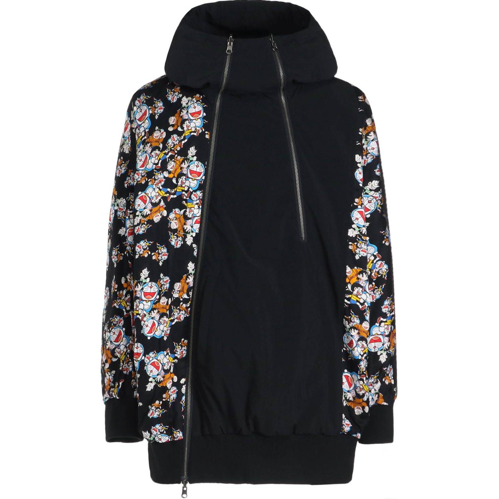 Yohji Yamamoto Doraemon SS24 Ground Y Kaleidoscope Hoodie Jacket Unisex Black GR-J03-600-1