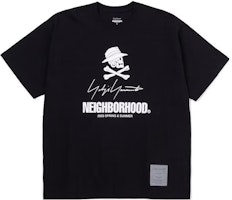 Yohji Yamamoto x NEIGHBORHOOD SS23 Capsule Skull Logo Tee Black YN-W23-888-1 Yohji Yamamoto x NEIGHBORHOOD SS23 Capsule Skull Logo Tee Black YN-W23-888-1