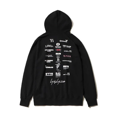 Yohji Yamamoto New Era SS21 Logo Oversized Hoodie Unisex Black GT-T94-096