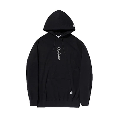 Yohji Yamamoto New Era SS22 Logo Signature Hoodie Unisex Black HG-T98-998-2