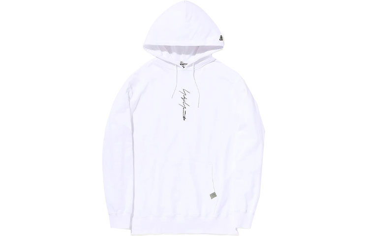 Yohji Yamamoto New Era SS22 Logo Signature Hoodie White Unisex HG-T98-998-1