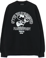 Yohji Yamamoto x PEANUTS S'YTE FW23 Cartoon Print Long-Sleeve Sweatshirt Black UU-T21-020-1 Yohji Yamamoto x PEANUTS S'YTE FW23 Cartoon Print Long-Sleeve Sweatshirt Black UU-T21-020-1
