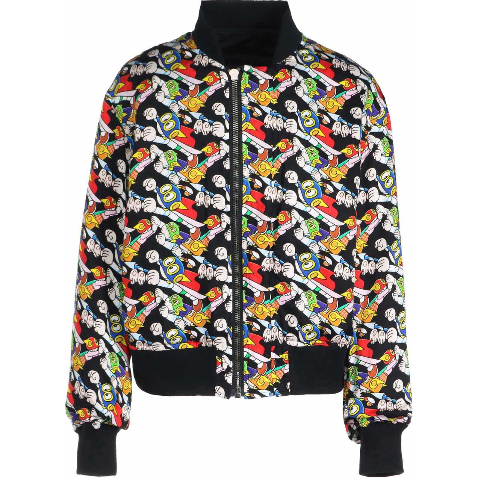 Yohji Yamamoto Perlman SS24 Ground Y Color Print Reversible Jacket Black Unisex GR-J02-901-1