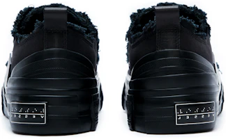 Shop xVESSEL Yohji Yamamoto x Denim Kasut Low-Top 'Hitam' HD-E07-860