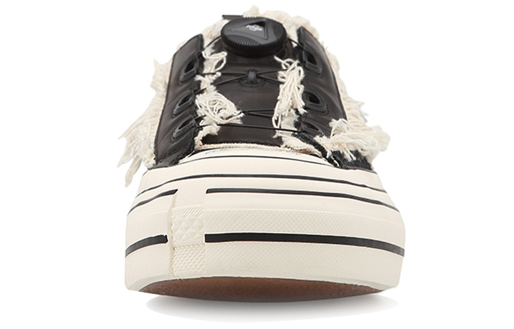 Shop 山本耀司 x xVESSEL G.O.P. 低幫防滑耐磨板鞋 男女同款 黑白