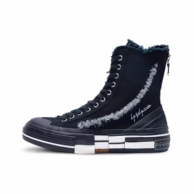 xVESSEL Yohji Yamamoto Low 'Tassel Sequins RF Straps High-Top Black'