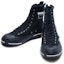 Lookbook xVESSEL Yohji Yamamoto Rendah 'Tassel Sequin Reflective Straps Tinggi-Atas Hitam' FR-E05-864-1