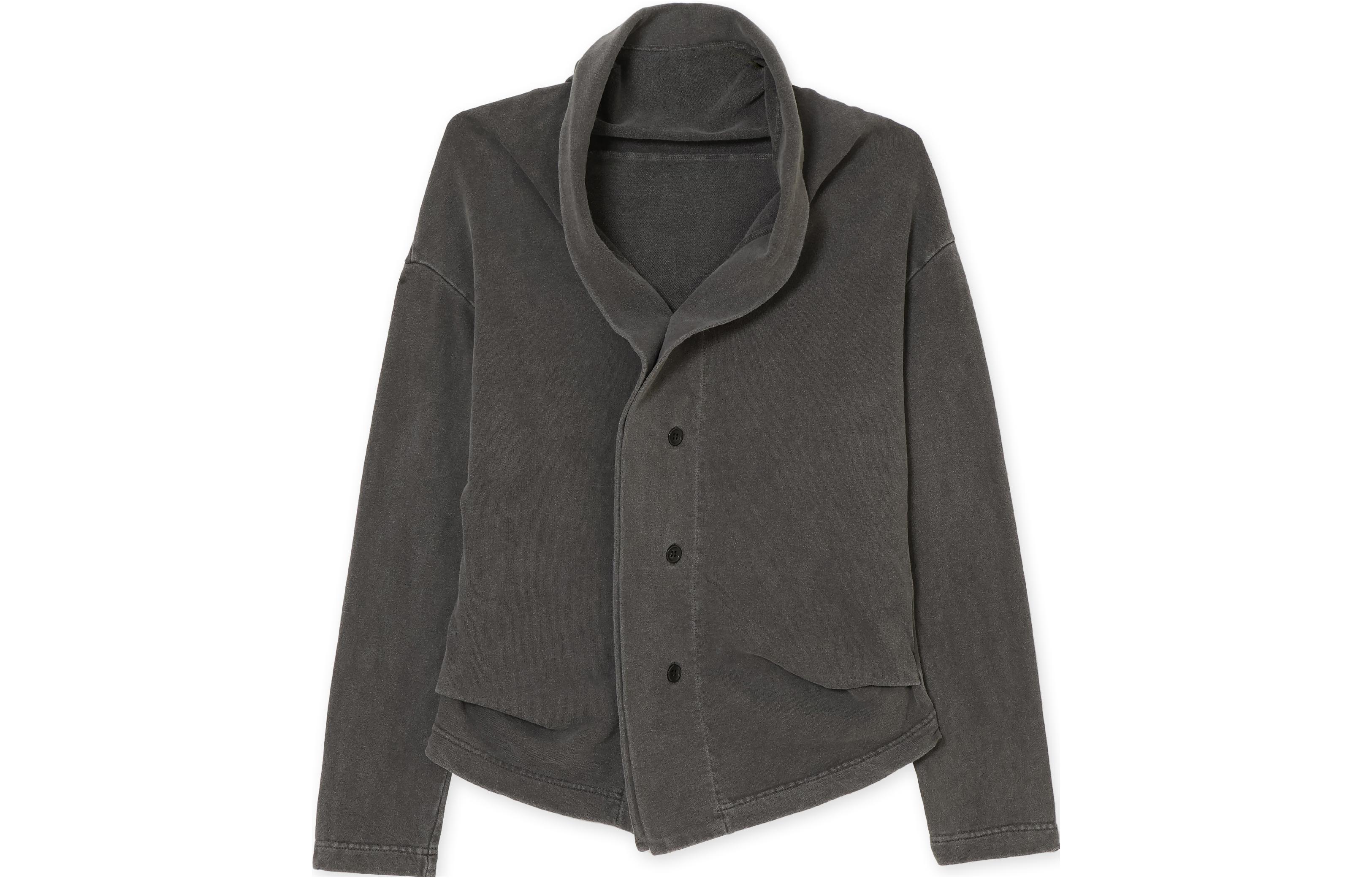 Yohji Yamamoto Y's FW23 Grey Unisex Long-Sleeve Single-Breasted Jacket YC-T20-959-2