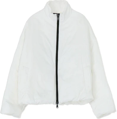 山本耀司 Y''s 白色男女通用長袖墊襯拉鍊夾克 YJ-Y40-630-1 Buy 山本耀司 Y''s 白色男女通用長袖墊襯拉鍊夾克 YJ-Y40-630-1