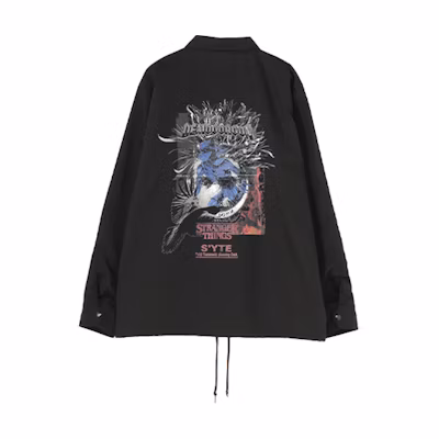 Yohji Yamamoto Yoji Yamamoto S'YTE Withered Floral Crow Coach Jacket Unisex Black UM-Y78-905-1