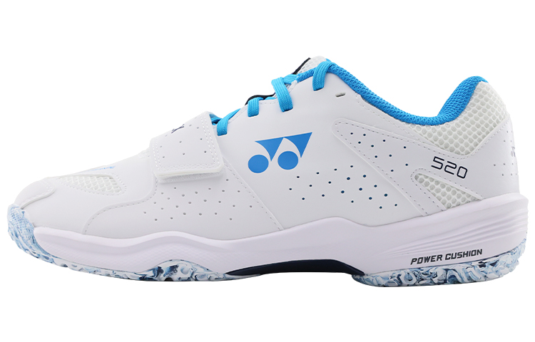 YONEX 520 Series Non-Slip Durable Low-Top Badminton Shoes White/Blue SHB520WCR White and Blue Model