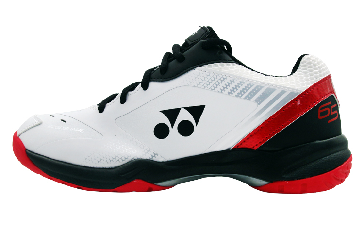 YONEX 65 Series 3 Comfortable Low-Cut Badminton Shoes White Red SHB65X3EX White and Red.