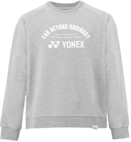 Yonex 75th Anniversary Logo Crewneck Sweatshirt Light Grey Unisex Retro Style 30072AEX-010 Yonex 75th Anniversary Logo Crewneck Sweatshirt Light Grey Unisex Retro Style 30072AEX-010