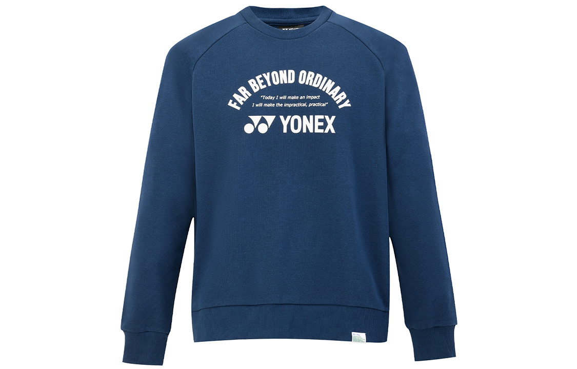 Yonex 75th Anniversary Retro Logo Sweatshirt Navy Blue Unisex Crewneck 30072AEX-170