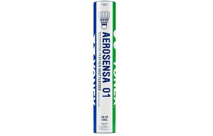 Yonex Aerosensa Tournament Grade Duck Feather Shuttlecocks (12-Pack). YonexBADMINTONSHUTTLECOCKS