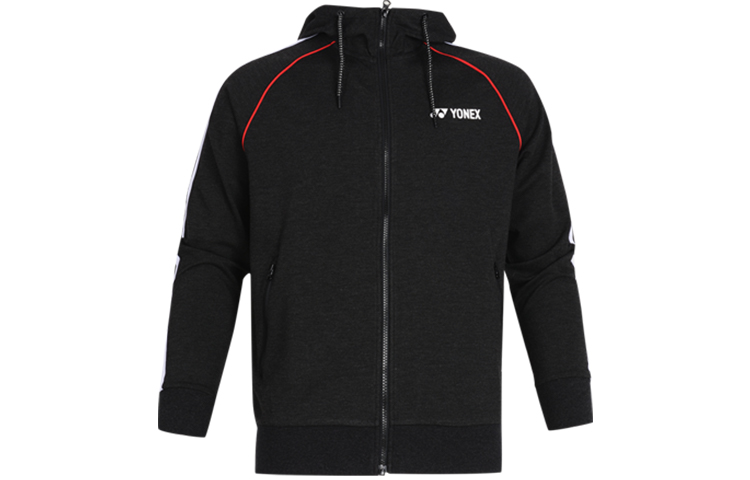 Yonex Black Badminton Training Jacket Hoodie 150169BCR-036