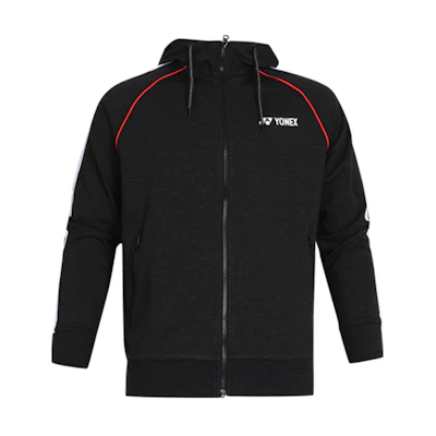 Yonex Black Badminton Training Jacket Hoodie 150169BCR-036