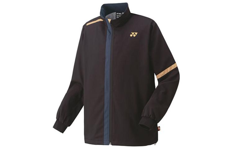Yonex Black Graphic Print Zip-Up High Collar Jacket 70086-007