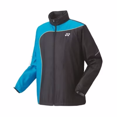 Yonex Black High-Neck Zip-Up Colorblock Jacket Long-Sleeve 70081-188