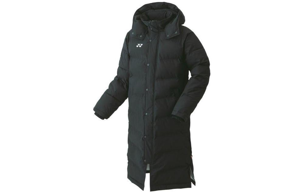 Yonex Black Hooded Long-Sleeve Jacket with Logo Print 90073-007