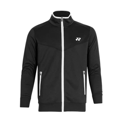 Yonex Black Logo Print Zipper Training Jacket 150138BCR-007
